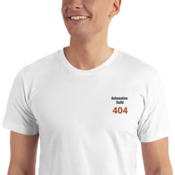 Embroidered T-Shirt Automation Guild 404 - Image 5